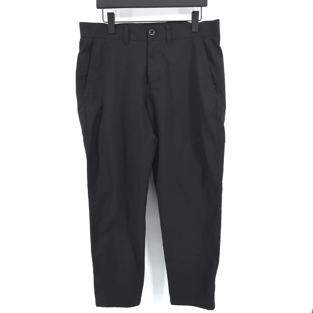 Lululemon Tapered Bonded Twill Performance Pants Black Mens‎ Size 34x27